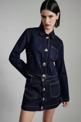 Lorenzo denim shirt offers at $179 in Bardot