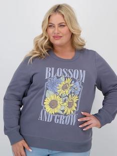 Womens Print Crew Neck Sweater offers at $16 in Best & Less