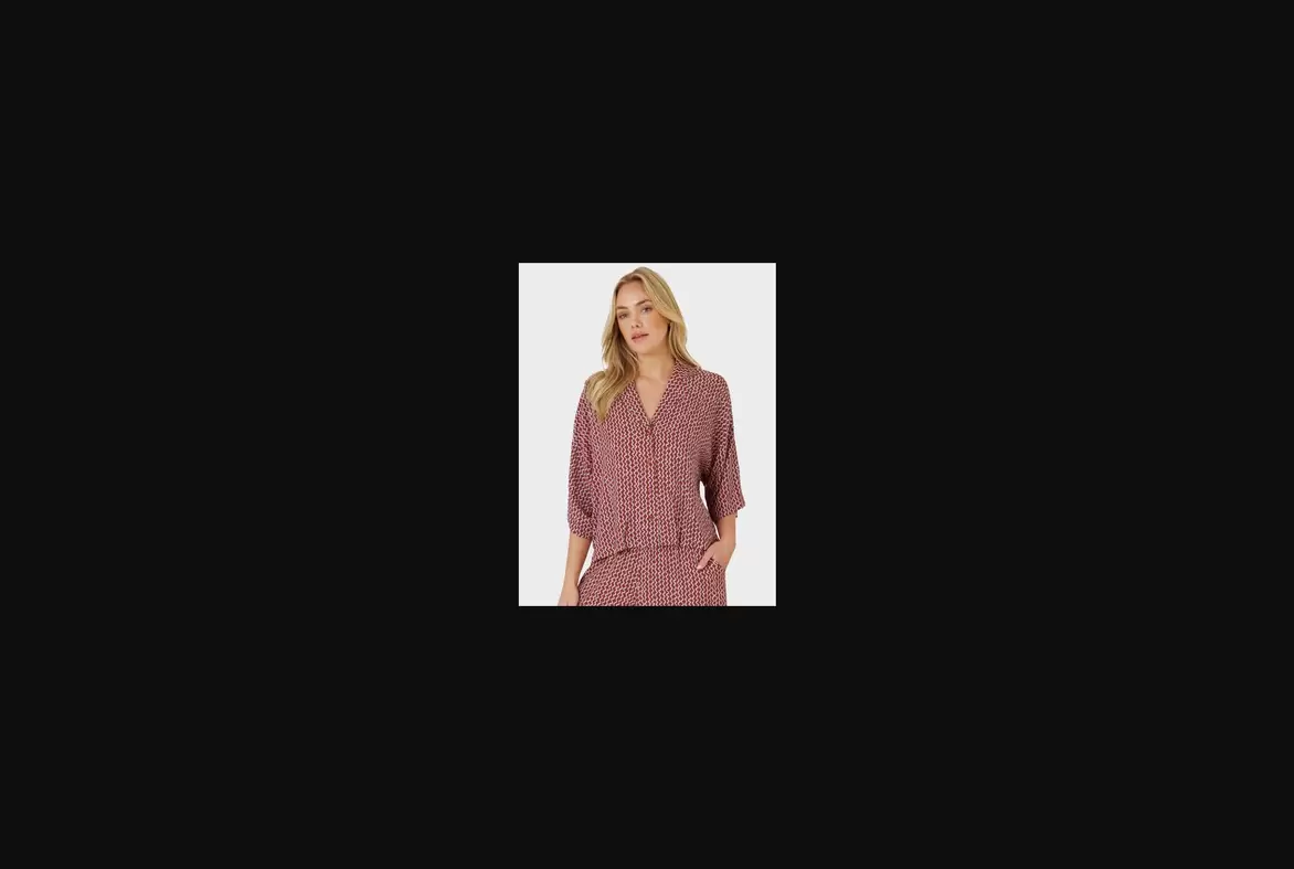 Womens Short Sleeve Boxy Shirt offers at $25 in Best & Less