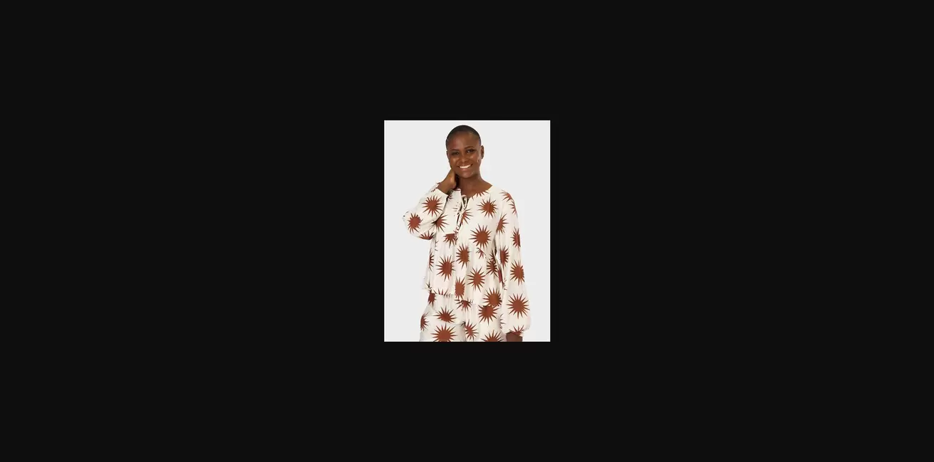 Womens Printed Tie Front Top offers at $25 in Best & Less