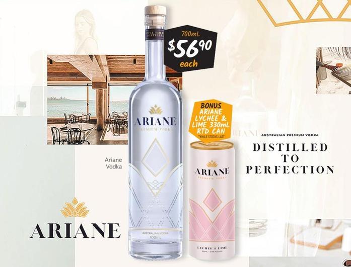 Ariane - Vodka offers at $56.9 in Cellarbrations
