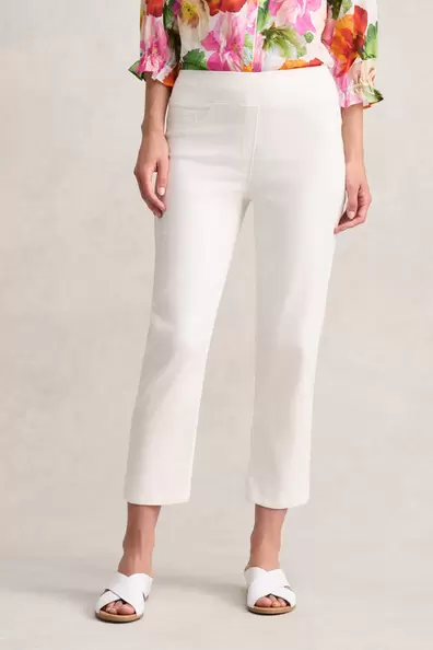 Bengajean® 7/8 Straight Leg - Cream offers at $169.99 in Blue Illusion