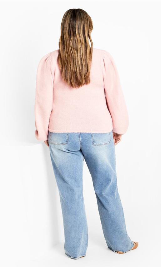 Keyla Jumper - pink offers at $89.95 in City Chic