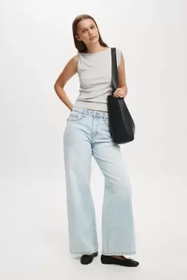 Relaxed Wide Jean offers at $69.99 in Cotton On