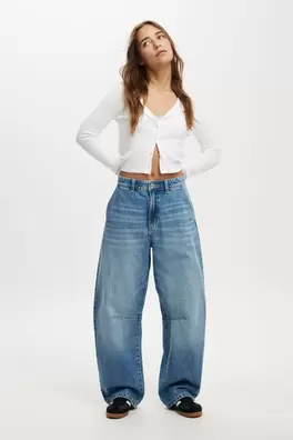 Barrel Jean offers at $48.99 in Cotton On