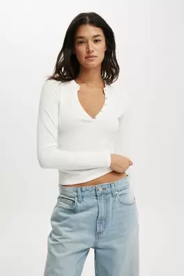 Ryan Henley Long Sleeve offers at $20.99 in Cotton On