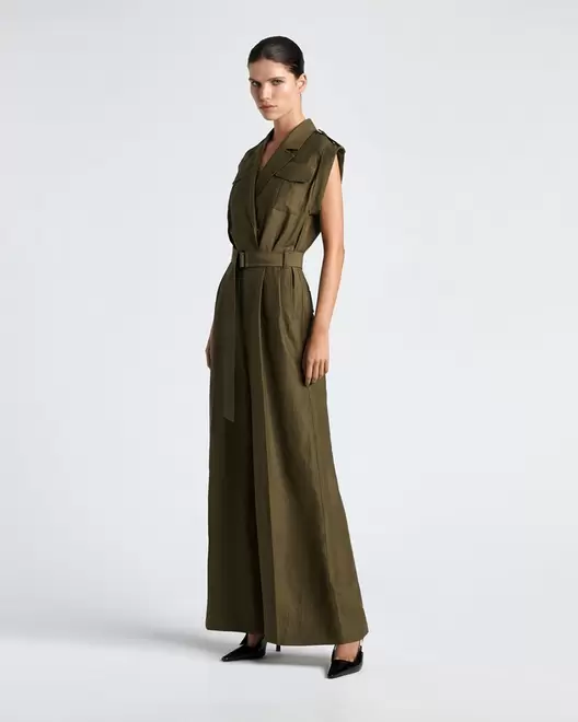 Utility Belted Jumpsuit offers at $245.84 in Cue