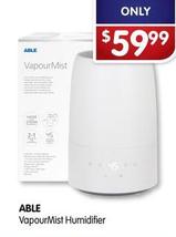 Able - Vapourmist Humidifier offers at $59.99 in Alliance Pharmacy