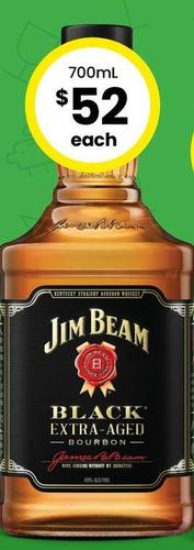 Jim Beam - Black Extra-Aged Bourbon offers at $52 in The Bottle-O