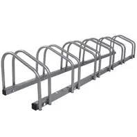 Bike Floor Parking Rack Instant Storage Stand Bicycle Cycling Portable Racks Silver offers at $100 in Windsor Mail