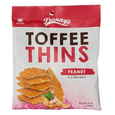 Danny's Toffee Thins - Peanut & Sea Salt offers at $3.99 in Dollars and Sense