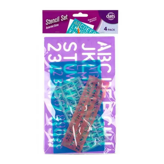 Stencils - Alphabet offers at $2.99 in Dollars and Sense