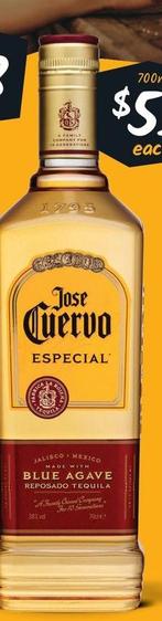 Jose Cuervo - Especial Reposado Tequila offers at $53 in Cellarbrations
