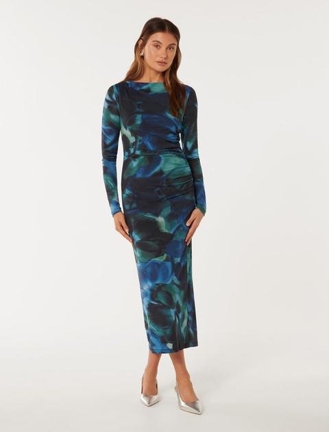 Loretta Ruched Jersey Midi offers at $139.99 in Forever New