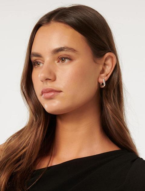 Signature Safia Small Link Earrings offers at $19.99 in Forever New