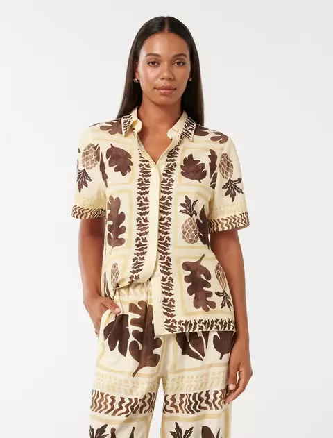 Frankie Short Sleeve Shirt offers at $99.99 in Forever New