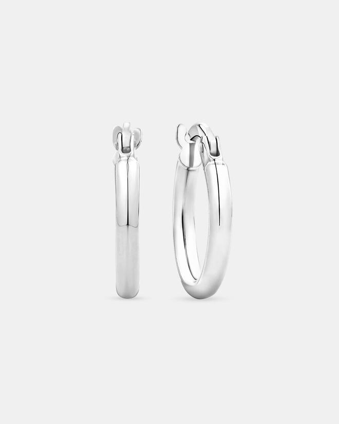 14mm Hoop Earrings in Sterling Silver offers at $25 in Michael Hill