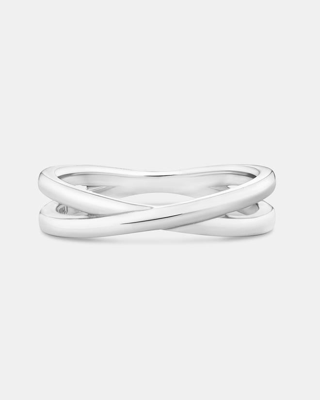 Crossover Ring in Sterling Silver offers at $25 in Michael Hill
