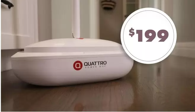 Quattro - Self Cleaning Power Cordless Mop  offers at $199 in Carpet Call