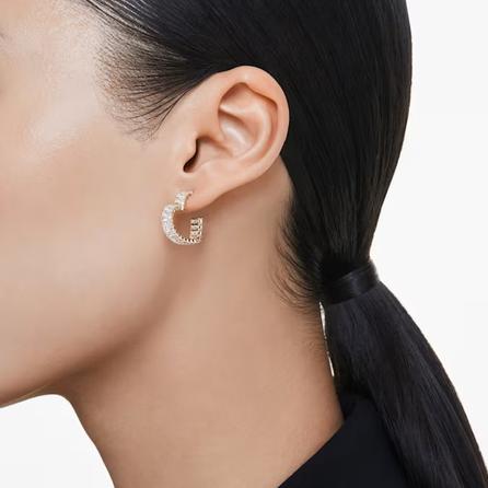 Matrix hoop earrings offers in Swarovski