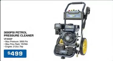 3000psi Petrol Pressure Cleaner offers at $499 in Burson Auto Parts