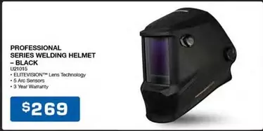 Professional Series Welding Helmet - Black offers at $269 in Burson Auto Parts