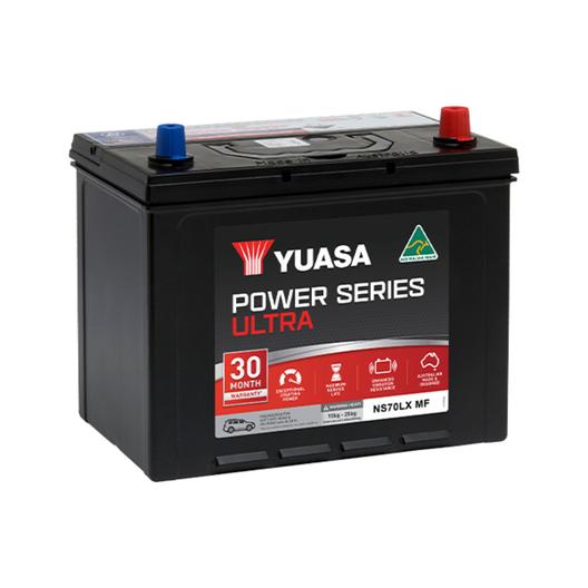 NS70LX MF YUASA POWER SERIES ULTRA SUV & 4X4 BATTERY offers in Battery World