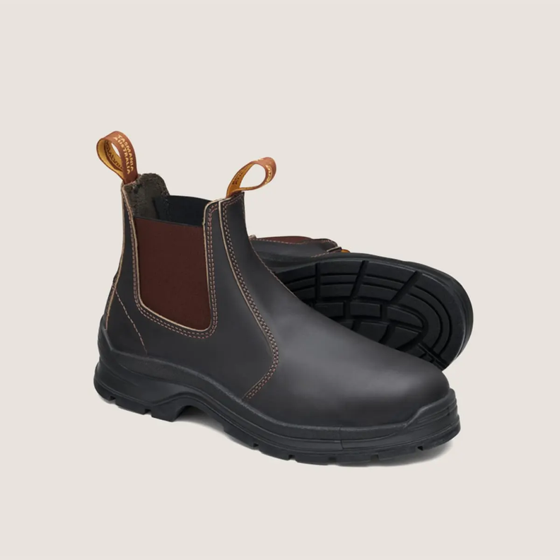 Blundstone 400 Elastic Sided Non Safety Work Boots (Brown) offers at $115 in Allgoods