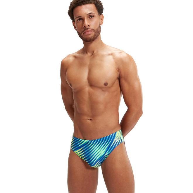 Mens Allover Digital Vcut Brief offers at $46 in Speedo