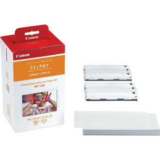 Selphy High-Capacity Postcard Size Ink and Paper Pack RP-108 offers at $45 in digiDIRECT