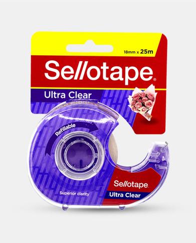 Ultra Clear Tape with Dispenser offers in Sellotape