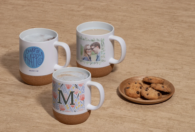 Cork Base Ceramic Mugs offers at $29.99 in Vista Print