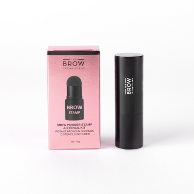 Brow Stamp & Stencil Kit - Espresso (Dark Brown) offers at $39.99 in Essential Beauty