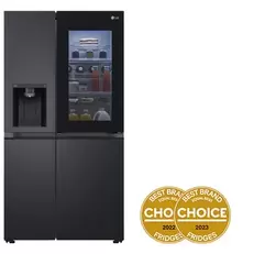 635L Door-in-Door® Side by Side Fridge in Matte Black Finish GS-V600MBLC offers at $2399 in LG