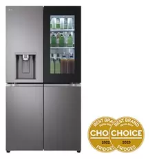 642L InstaView® French Door Fridge in Black Stainless Finish GF-V700BSLC offers at $4599 in LG