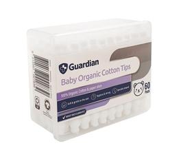 GUARDIAN BABY ORGANIC COTTON TIPS 60PK offers at $2.99 in Discount Drug Stores