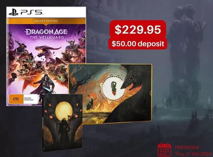 Dragon Age - The Veilguard offers at $229.95 in EB Games