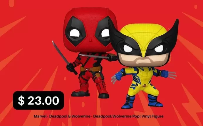 Marvel  - Deadpool & Wolverine - Deadpool/Wolverine Pop! Vinyl Figure offers at $23 in EB Games