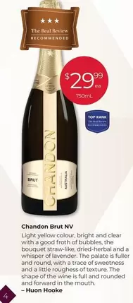 Chandon - Brut Nv offers at $29.99 in Porters