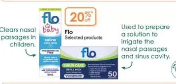 Flo - Selected Products offers in Soul Pattinson Chemist