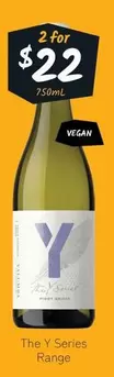 The Y Series - Range offers at $22 in Cellarbrations