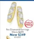 9ct Diamond Pendant  offers at $349 in Prouds