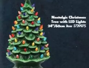 Nostalgie - Christmas Tree With Led Lights offers at $2 in Costco