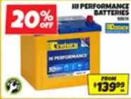 Century - Hi Performance Batteries offers at $139.99 in Autobarn