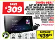 6.8 Av Head Unit With Apple Carplay & Android Auto And Reserve Camera offers at $439.99 in Autobarn