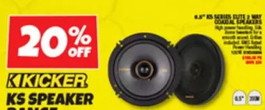 4" Ks 75 Watts Rms 2-way Speakers offers in Autobarn