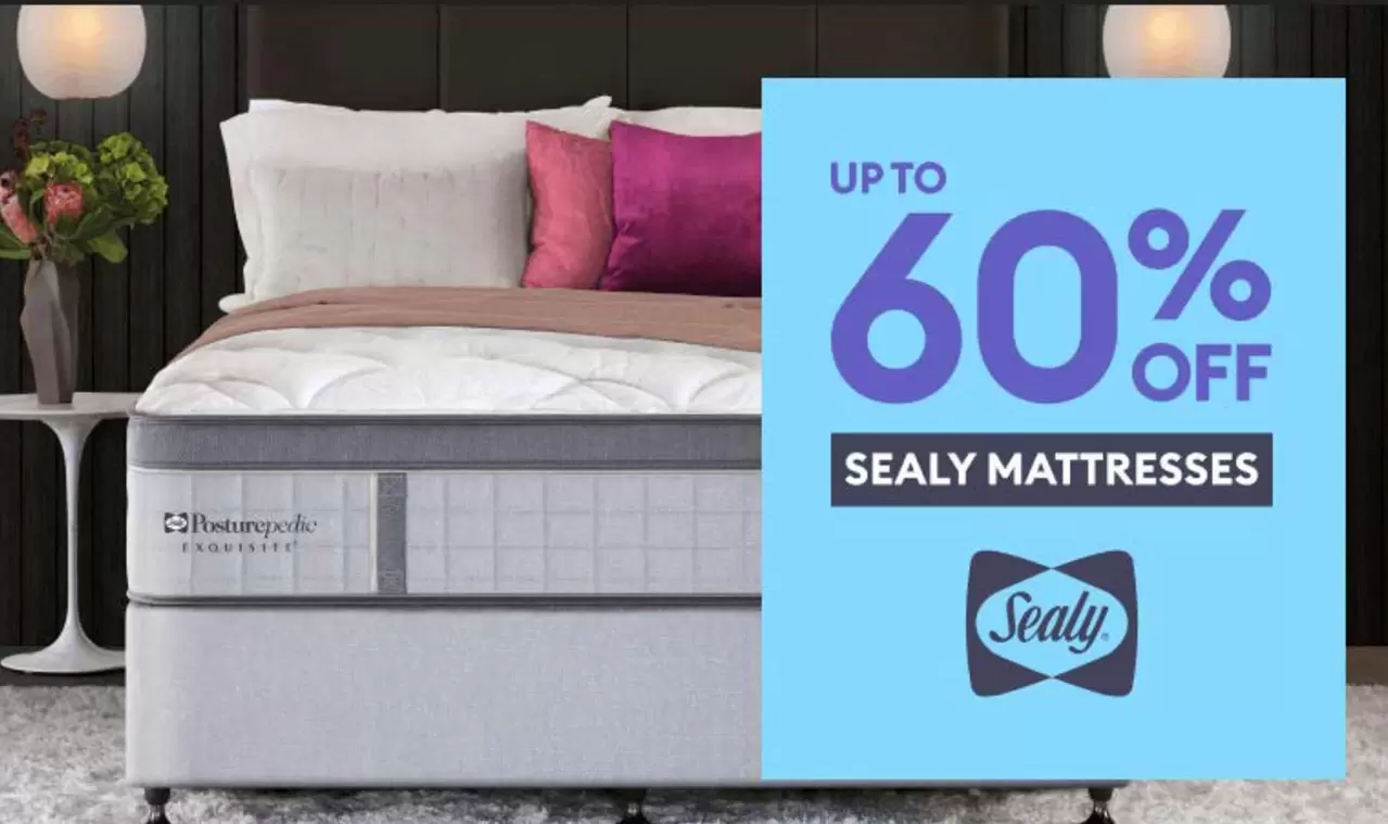 Sealy Mattresses offers in Bedshed