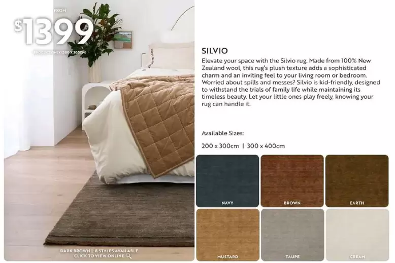 Silvio - Rug offers at $1399 in Carpet Court