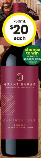 Grant Burge - Vigneron Range offers at $20 in The Bottle-O