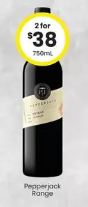 Pepperjack - Range offers at $38 in The Bottle-O